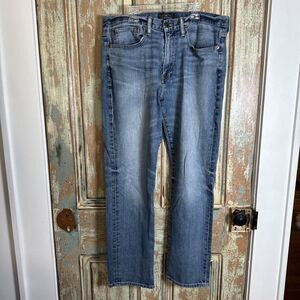Lucky Brand 121 Heritage Slim Jeans Men's Size 34x30 (Actual 37x29) Blue Denim